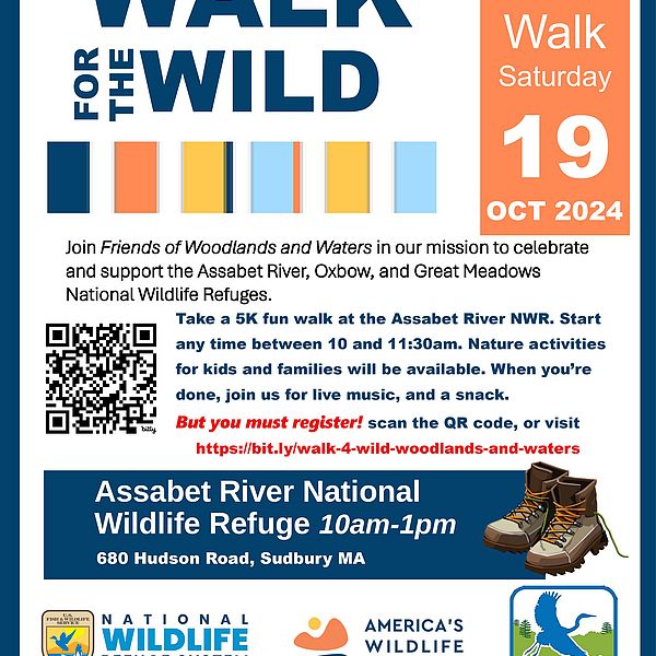 Walk for the Wild 5K poster with information about the event