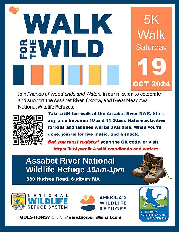 Walk for the Wild 5K poster with information about the event